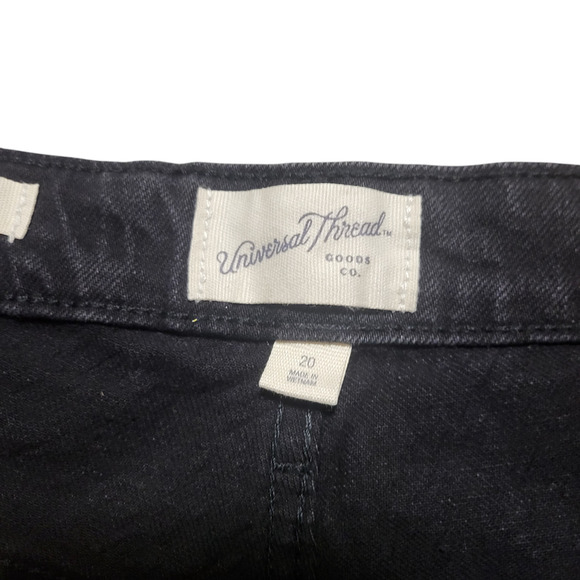 NWT Universal thread sequined jeans in black, size 20 - Picture 3 of 11